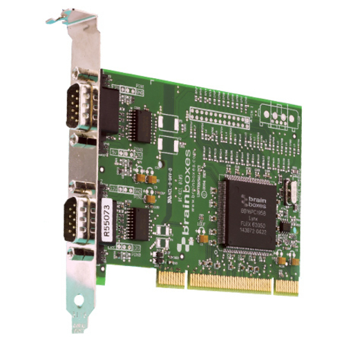 Brainboxes 2 Port RS232 PCI Serial Card with max 230,400 Baud Rate