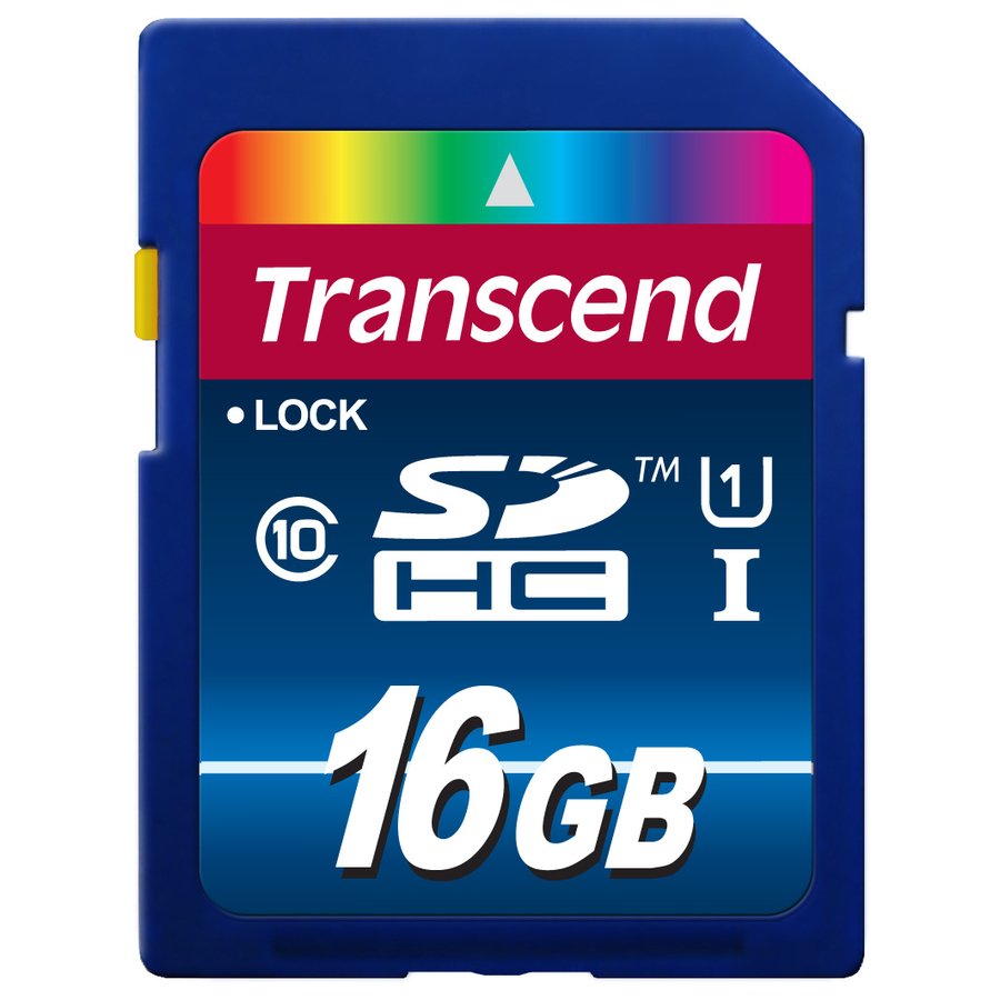 Transcend 16 GB Class 10/UHS-I SDHC