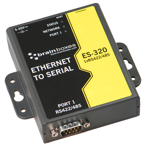 Brainboxes 1 Port RS422/485 Ethernet to Serial Adapter