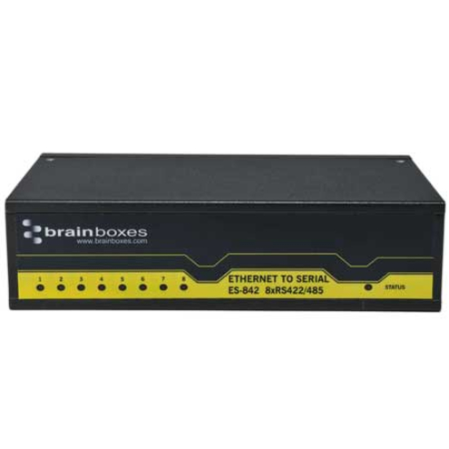 Brainboxes 8 Port RS422/485 Ethernet to Serial Adapter