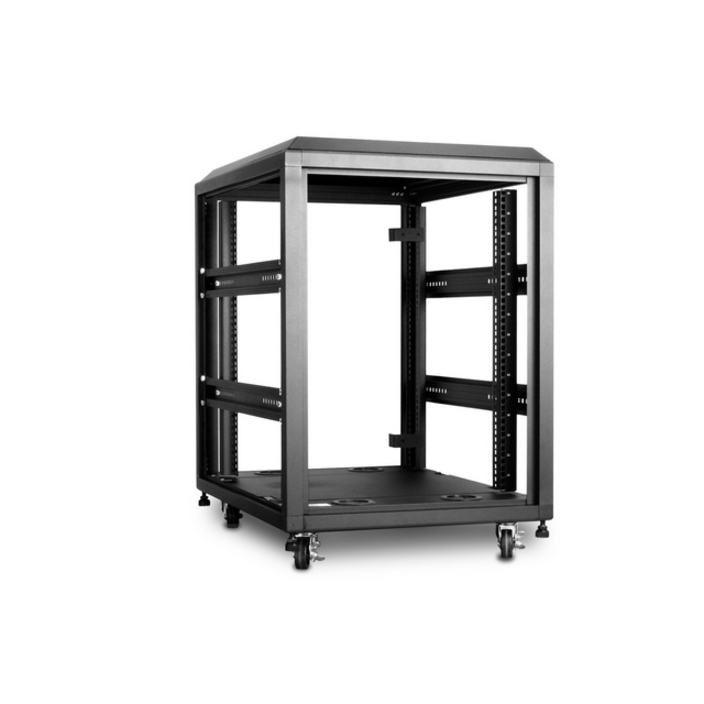 Claytek 15U 4-Post Open Frame Rack