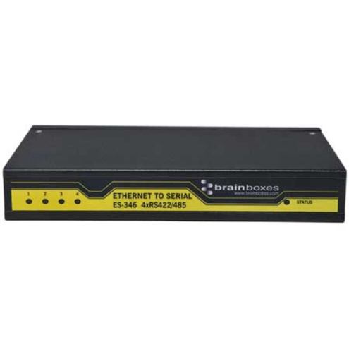 Brainboxes 4 Port RS422/485 Ethernet to Serial Adapter