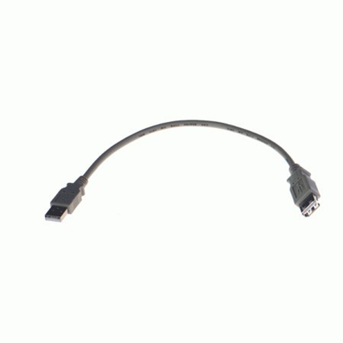 Brainboxes USB Type A plug to A receptacle 0.25m Cable for US-101/324