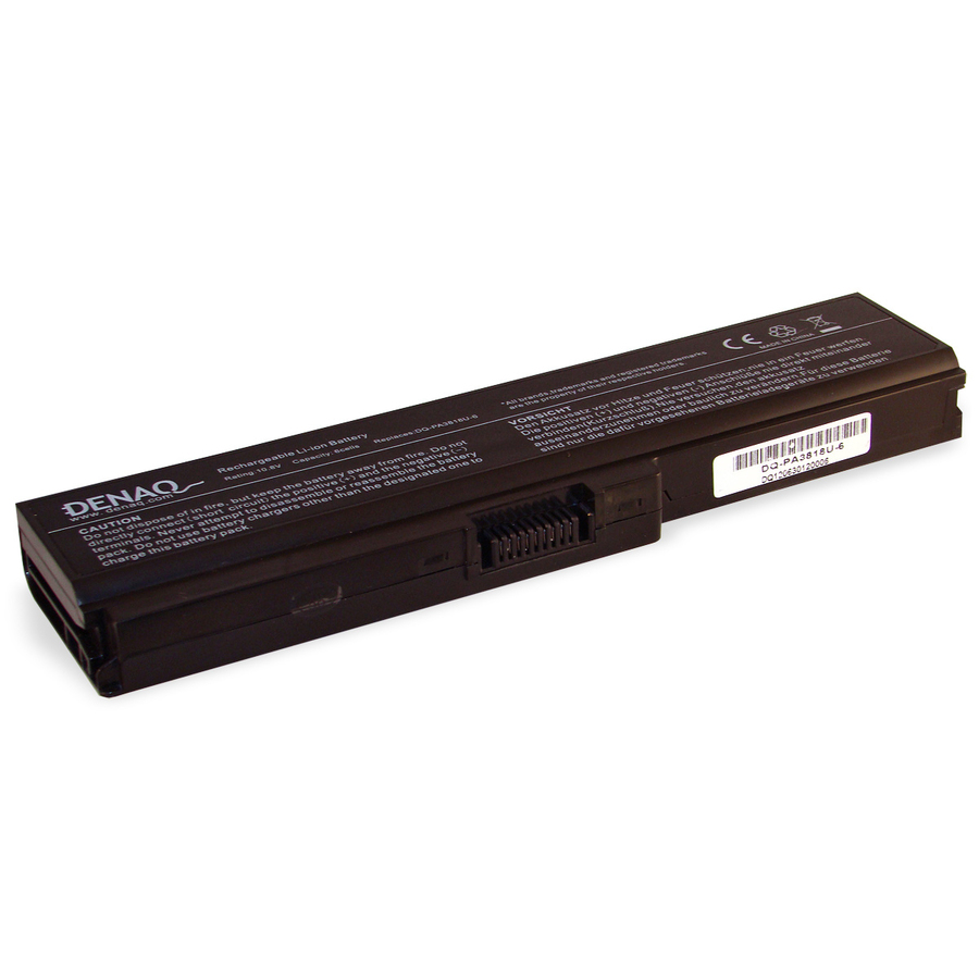 DENAQ 6-Cell 5200mAh Li-Ion Laptop Battery for TOSHIBA Dynabook, Portege, Satellite and Satellite Pro