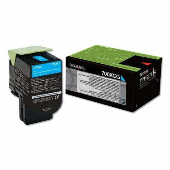 Lexmark Original Extra High Yield Laser Toner Cartridge - Cyan - 1 Pack