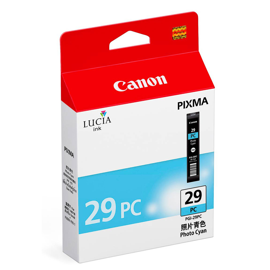 Canon LUCIA PGI-29PC Original Inkjet Ink Cartridge - Photo Cyan - 1 Pack