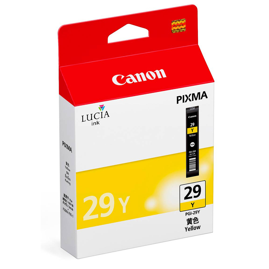 Canon LUCIA PGI-29Y Original Inkjet Ink Cartridge - Yellow - 1 Pack