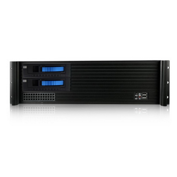 iStarUSA 3U Compact Rackmount Chassis 3.5" Hotswap Drive PS2 PSU