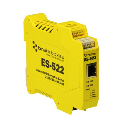 Brainboxes Industrial Ethernet to Serial 2xRS232/422/485