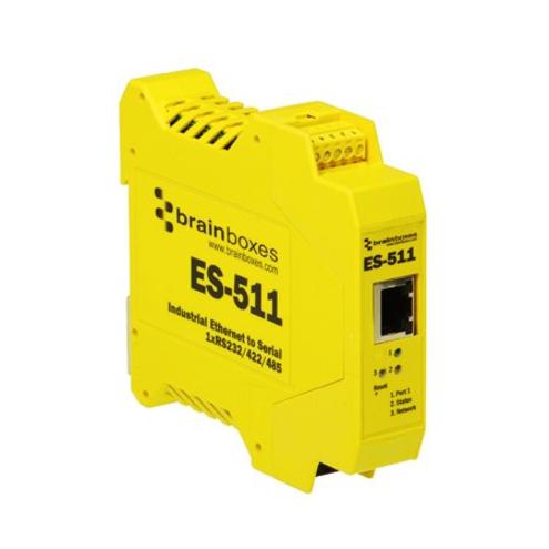 Brainboxes Industrial Ethernet to Serial 1xRS232/422/485