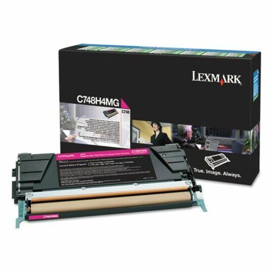 Lexmark Original Laser Toner Cartridge - Magenta - 1 Each