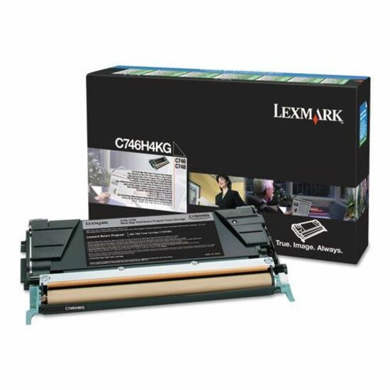 Lexmark High Yield Laser Toner Cartridge - Black - 1 Each