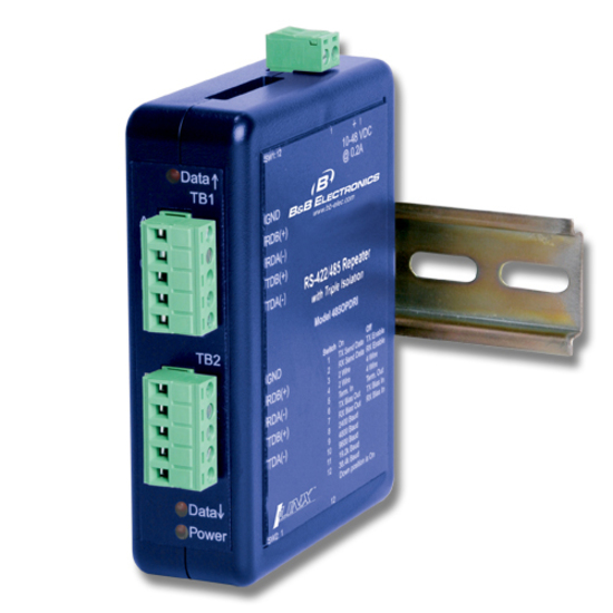 B&B INDUSTRIAL DIN RAIL 485/422 ISO REPEATER