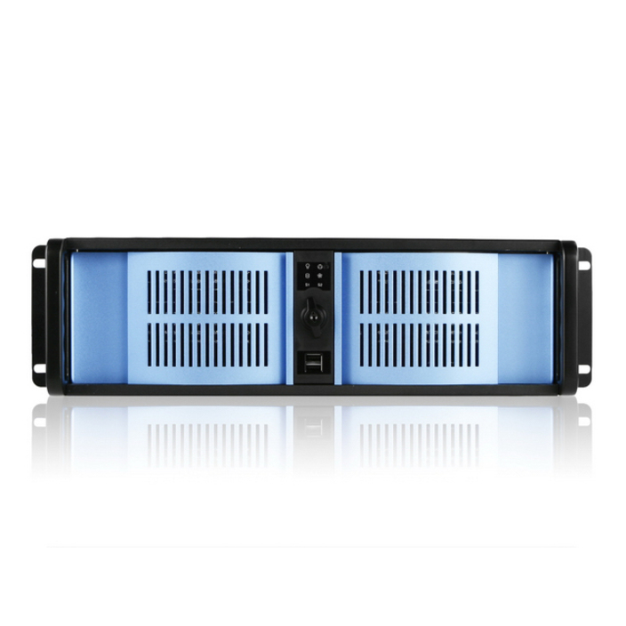 iStarUSA 3U Compact Stylish Rackmount Chassis Front-mounted ATX Power Supply