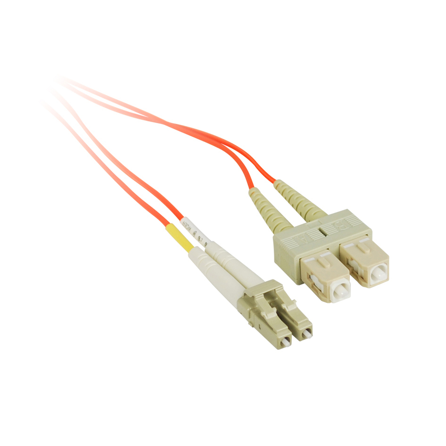 SIIG 2M Multimode 50/125 Duplex Fiber Patch Cable LC/SC