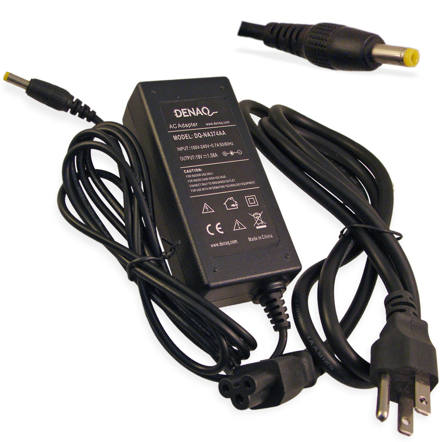 DENAQ 19V 1.58A 4.8mm-1.7mm AC Adapter for HP/Compaq Mini Series Laptops