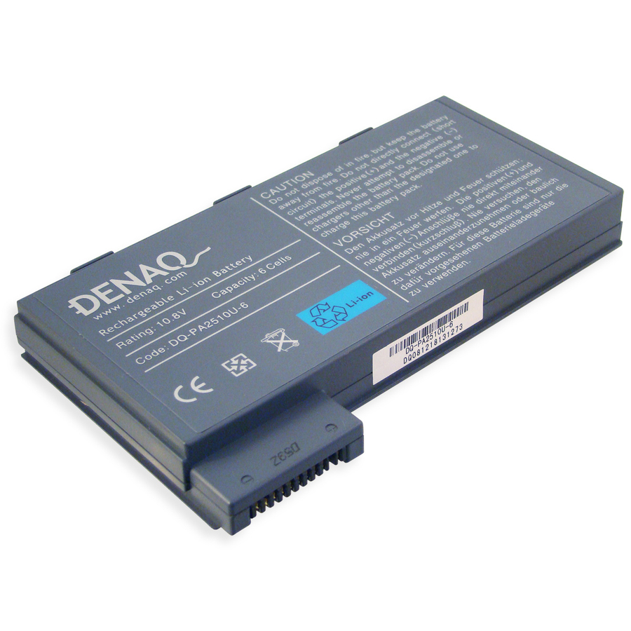 DENAQ 6-Cell 5200mAh Li-Ion Laptop Battery for TOSHIBA Tecra 8000