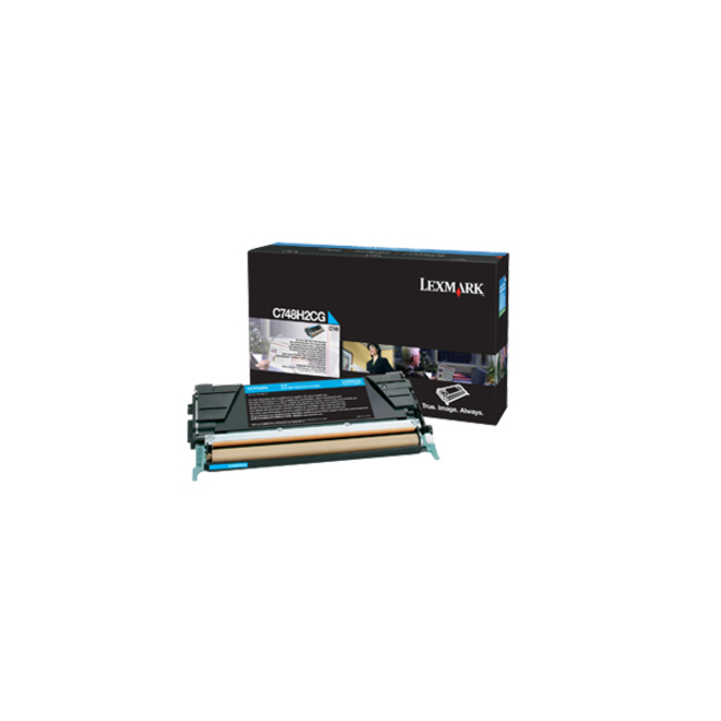 Lexmark High Yield Laser Toner Cartridge - Cyan - 1 / Pack