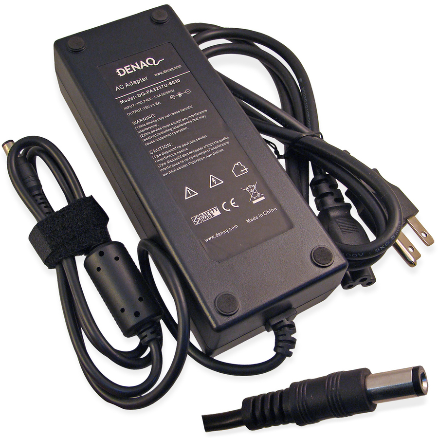 DENAQ 15V 8A 6.0mm-3.0mm AC Adapter for TOSHIBA Satellite & Satellite Pro Series Laptops