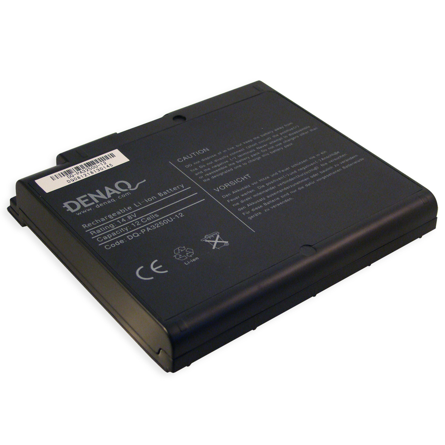 DENAQ 12-Cell 6600mAh Li-Ion Laptop Battery for TOSHIBA Satellite 2430, 2435, A30, A35, S2430 Series and other