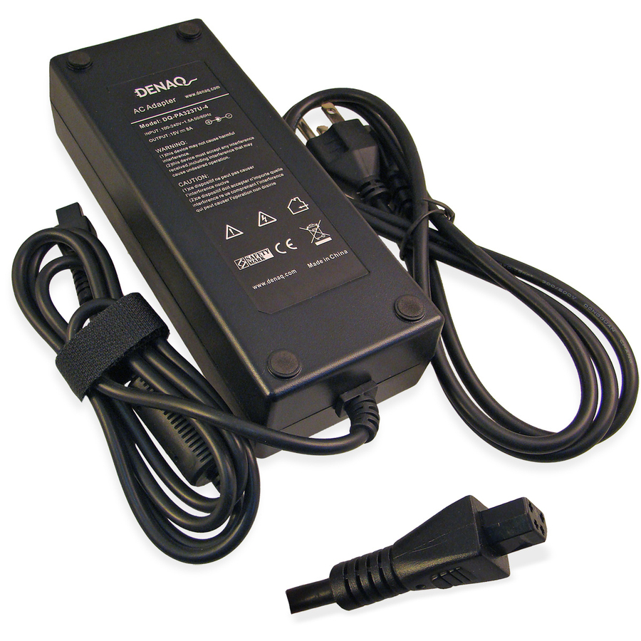 DENAQ 15V 8A 4-pin AC Adapter for TOSHIBA Satellite & Qosmio Series Laptops