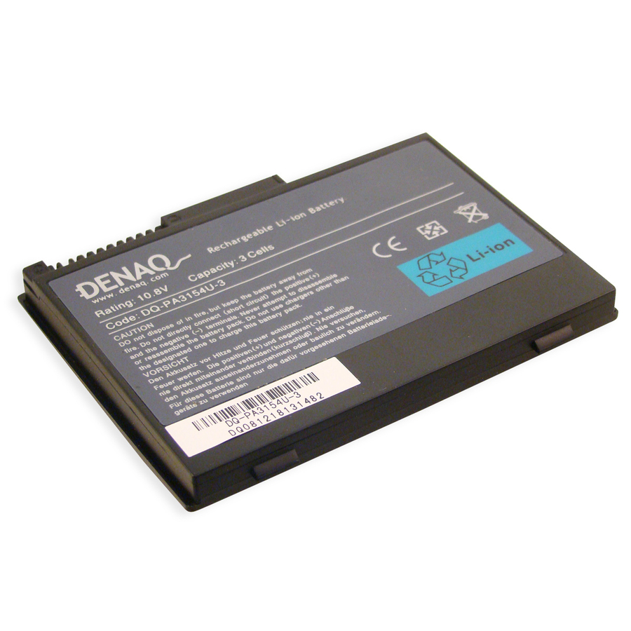 DENAQ 3-Cell 2200mAh Li-Ion Laptop Battery for TOSHIBA Portege 2000, 2010, R100