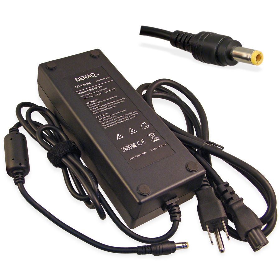 DENAQ 19V 6.3A 5.5mm-2.5mm AC Adapter for HP/Compaq Presario & Pavilion Series Laptops