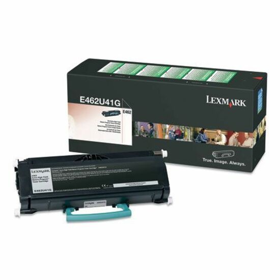 Lexmark E462U41G Extra High Yield Laser Toner Cartridge - Black - 1 Pack