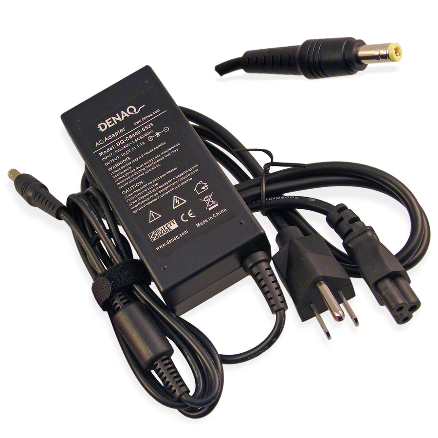 DENAQ 18.5V 1.1A 5.5mm-2.5mm AC Adapter for HP DESKJET Series