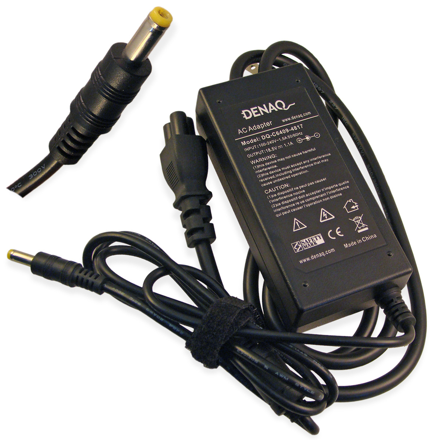 DENAQ 18.5V 1.1A 4.8mm-1.7mm AC Adapter for HP DESKJET Series