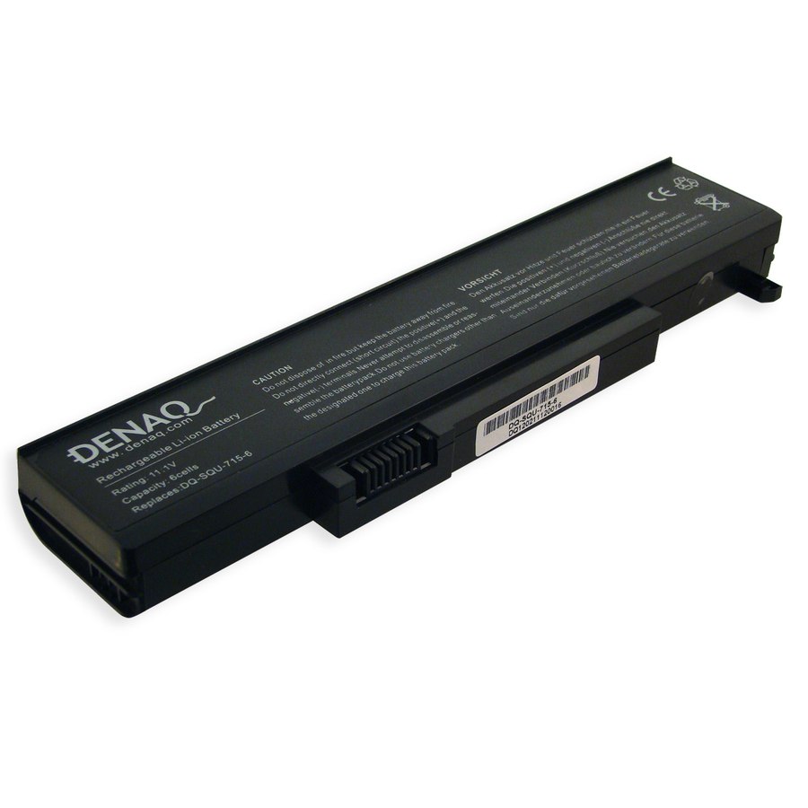 DENAQ 6-Cell 5200mAh Li-Ion Laptop Battery for GATEWAY M-1400, M-150, M-151, M-153, M-1615, M-1617, M-1618, M-1619, M-1622, M-1624, M-1625, M-1626, M-1628, M-1629 Series and other