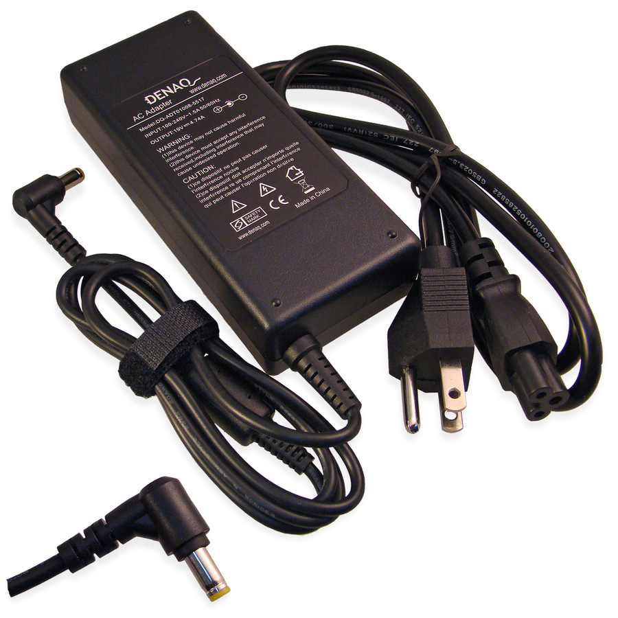 DENAQ 19V 4.74A 5.5mm-1.7mm AC Adapter for ACER Aspire, ACCELNOTE, TravelMate & FERRARI Series Laptops