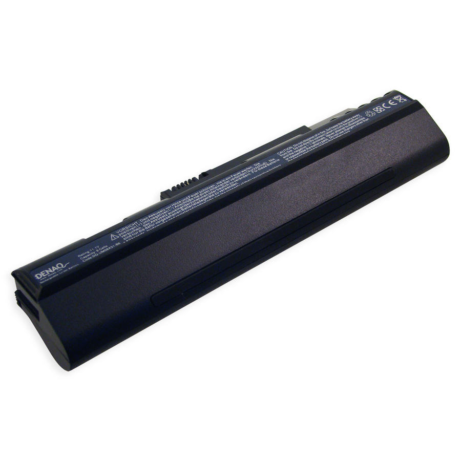 DENAQ 6-Cell 4400mAh Li-Ion Laptop Battery for ACER Aspire One (10.1 inch (black), 8.9 inch (black), 8GB 8.9', A110, A150, AOA110 Series and other
