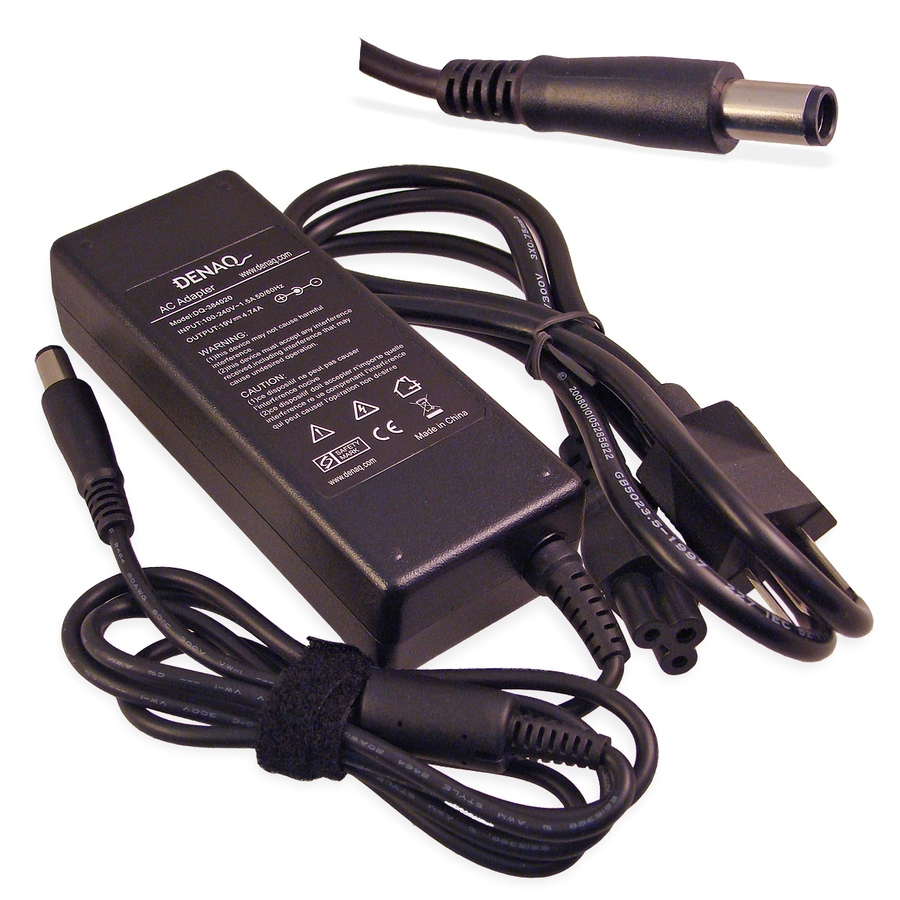 DENAQ 19V 4.74A 7.4mm-5.0mm AC Adapter for HP/Compaq HP Business Notebook, Tablet PC & Presario Series Laptops