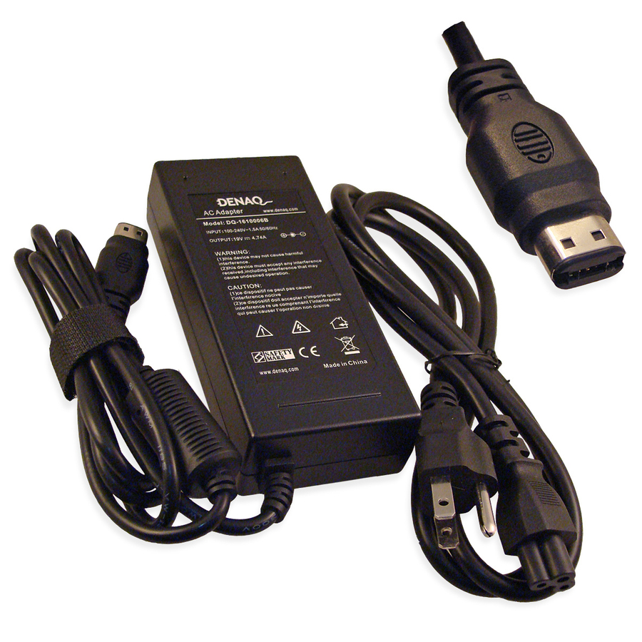 DENAQ 19V 4.74A 5-pin AC Adapter for HP/Compaq Pavilion & Presario Series Laptops