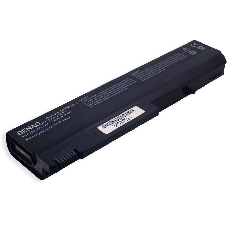 DENAQ 6-Cell 4400mAh Li-Ion Laptop Battery for HP Business Notebook NC6100, NC6200, NC6320, NC6400, NX6100, NX6300 Series and other