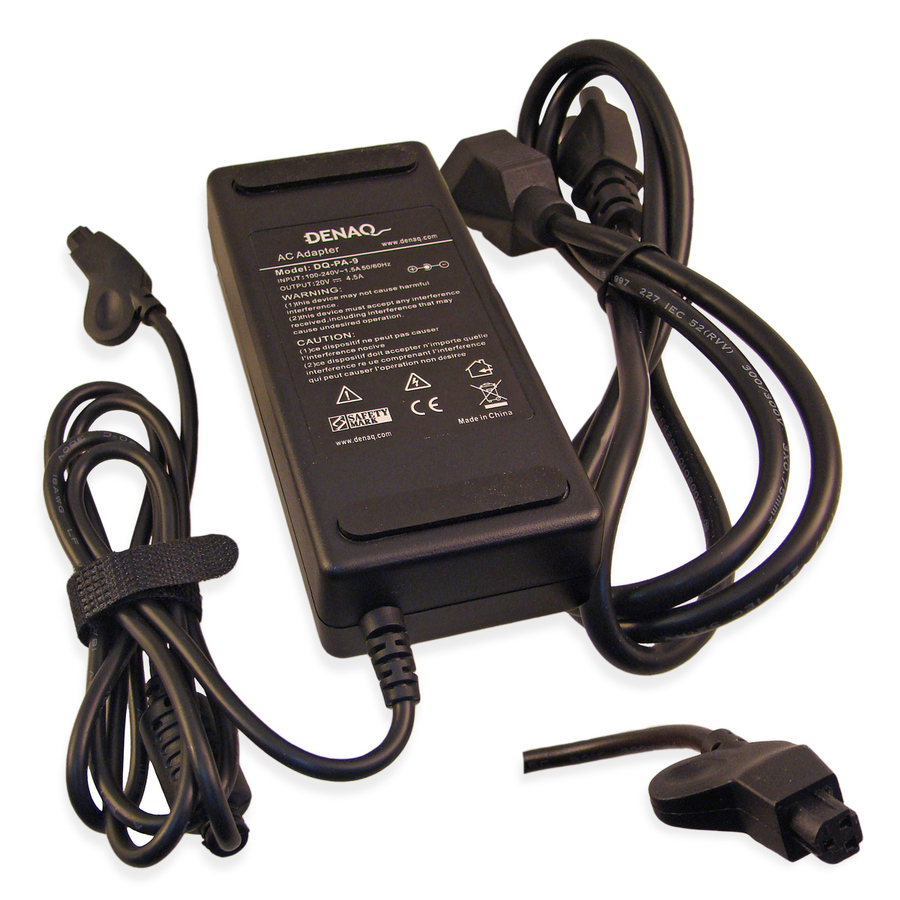 DENAQ 20V 4.5A 3-pin AC Adapter for DELL Inspiron & Latitude Series Laptops
