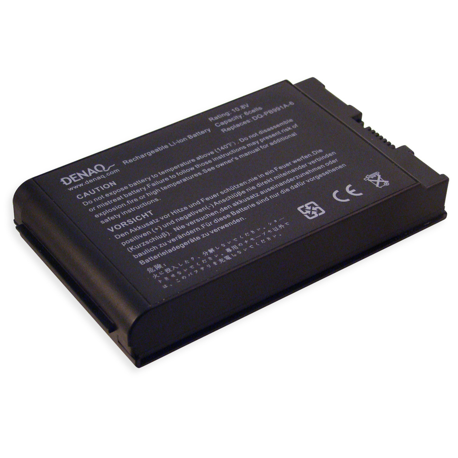 DENAQ 6-Cell 5200mAh Li-Ion Laptop Battery for HP Business Notebook nc4200, nc4400; HP Tablet PC TC4200, TC4400