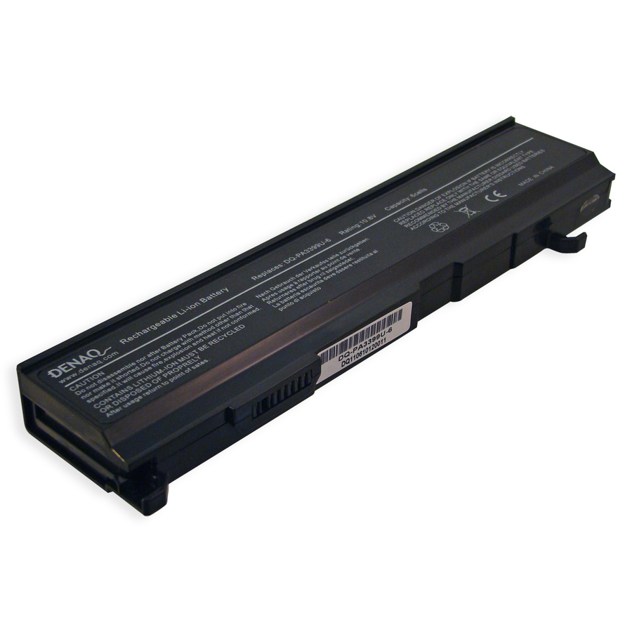 DENAQ 6-Cell 5200mAh Li-Ion Laptop Battery for TOSHIBA Satellite A100, M105, M110, M115, M40, M45 Series and other