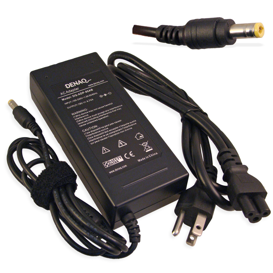 DENAQ 19V 4.74A 5.5mm-2.5mm AC Adapter for ACER ASPIRE & FERRARI Laptops