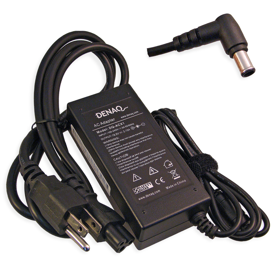 DENAQ 19.5V 2.15A 6.0mm-4.4mm AC Adapter for SONY PCG Series Laptops