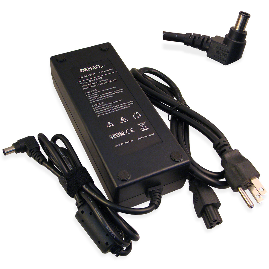 DENAQ 19.5V 6.15A 6.0mm-4.4mm AC Adapter for SONY PCG Series Laptops