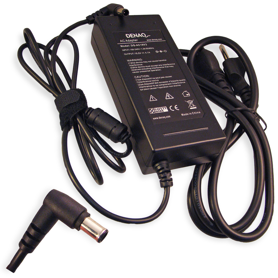 DENAQ 19.5V 4.1A 6.0mm-4.4mm AC Adapter for SONY PCG Series Laptops