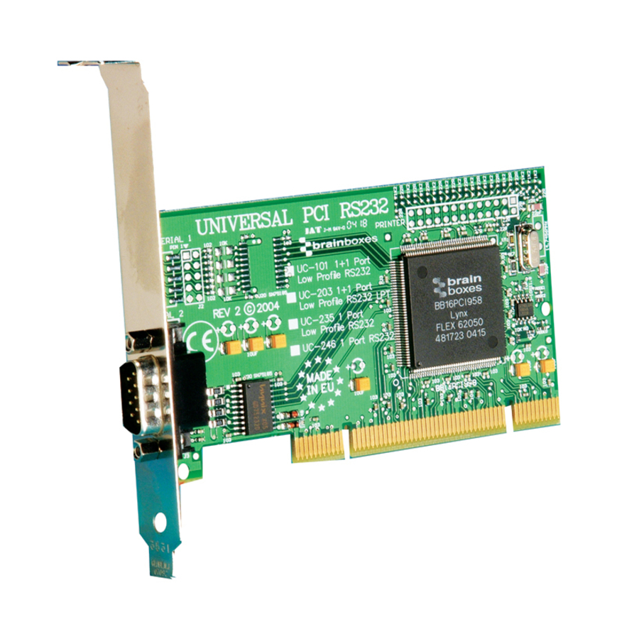 Brainboxes 1 Port RS-232 Serial Adapter