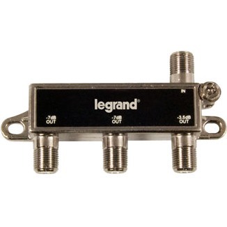 On-Q 3-Way Digital Cable Splitter w/ Coax Network Support