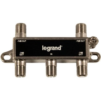 On-Q 4-Way Digital Cable Splitter w/ Coax Network Support