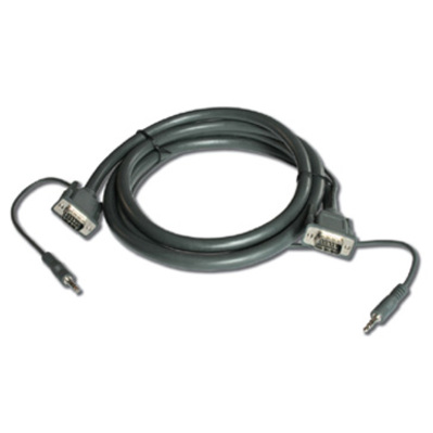 Kramer 15-pin HD (M) to 15-pin HD (M) & 3.5mm Stereo Audio Cable