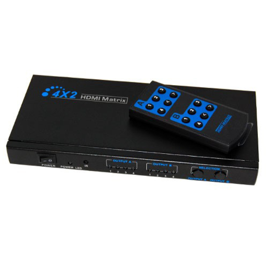 Bytecc HMMSS402 4x2 HDMI Matrix Switch