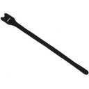 Black Box Hook-and-Loop Cable Wrap - 0.5-in. x 12-in., Black, 10-Pack