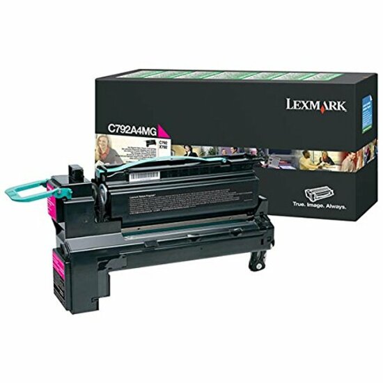 Lexmark C792A4MG Laser Toner Cartridge - Magenta - 1 Pack